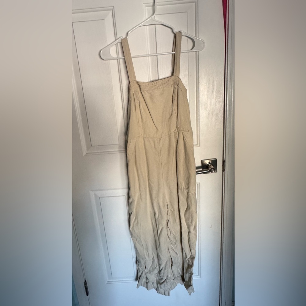 Old Navy Beige Romper Overalls